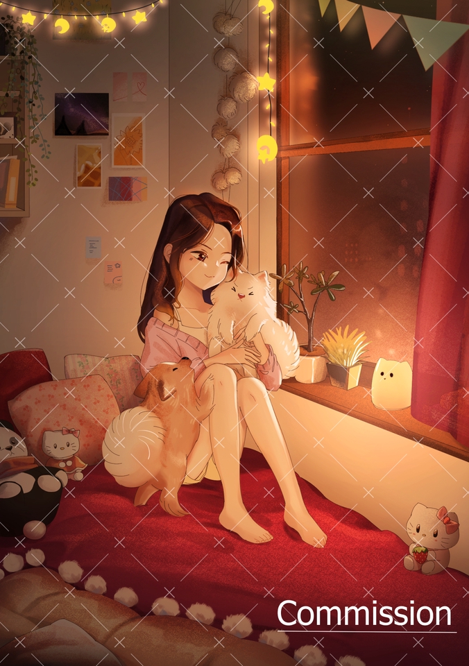 วาดภาพการ์ตูน - วาดรูปการ์ตูน สไตล์ญี่ปุ่น Digital Art - 11