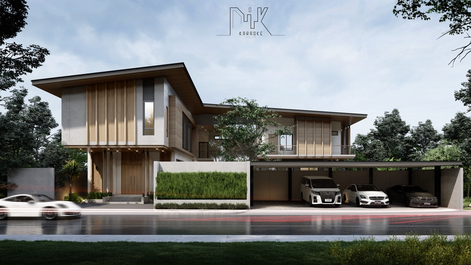 ออกแบบตกแต่งภายในและภายนอก - ออกแบบ perspective ภายนอก/ภายใน - 16