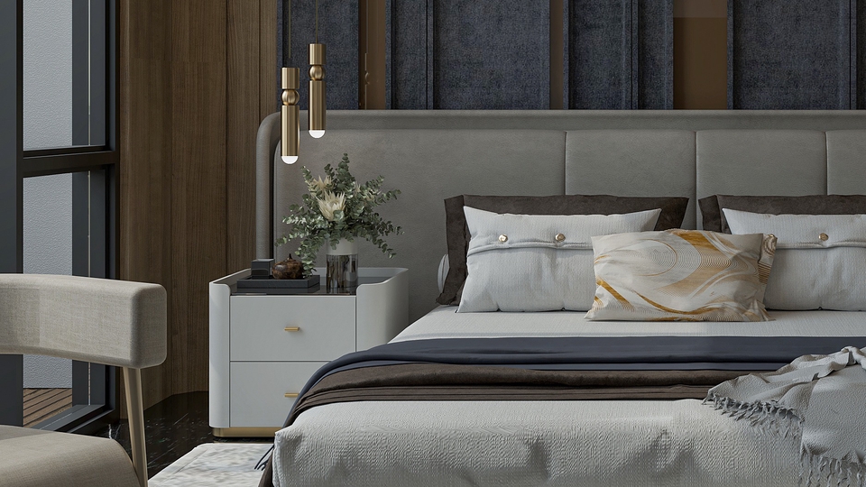 Interior Rendering Luxury Masterbedroom 