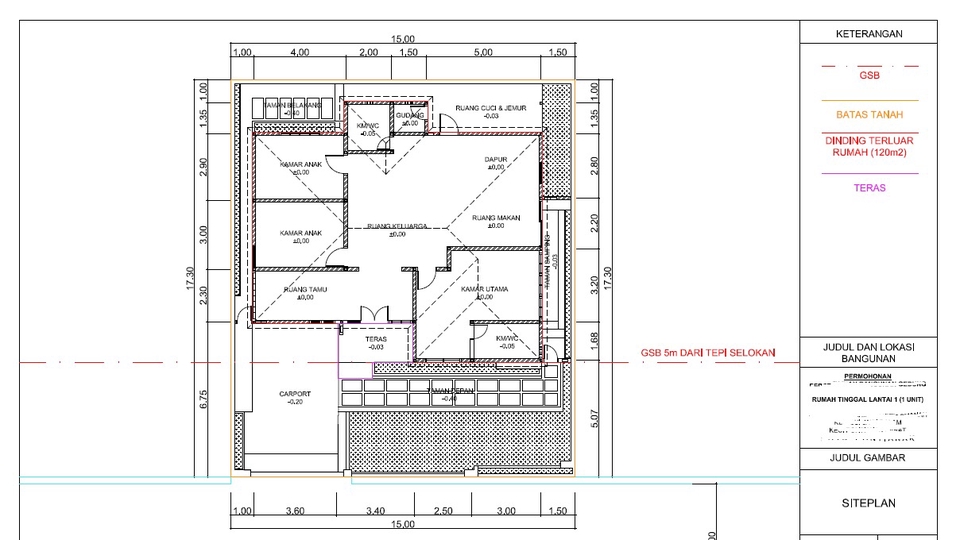 Jasa Gambar AutoCAD & Drafter Arsitektur Interior - IMB atau PBG