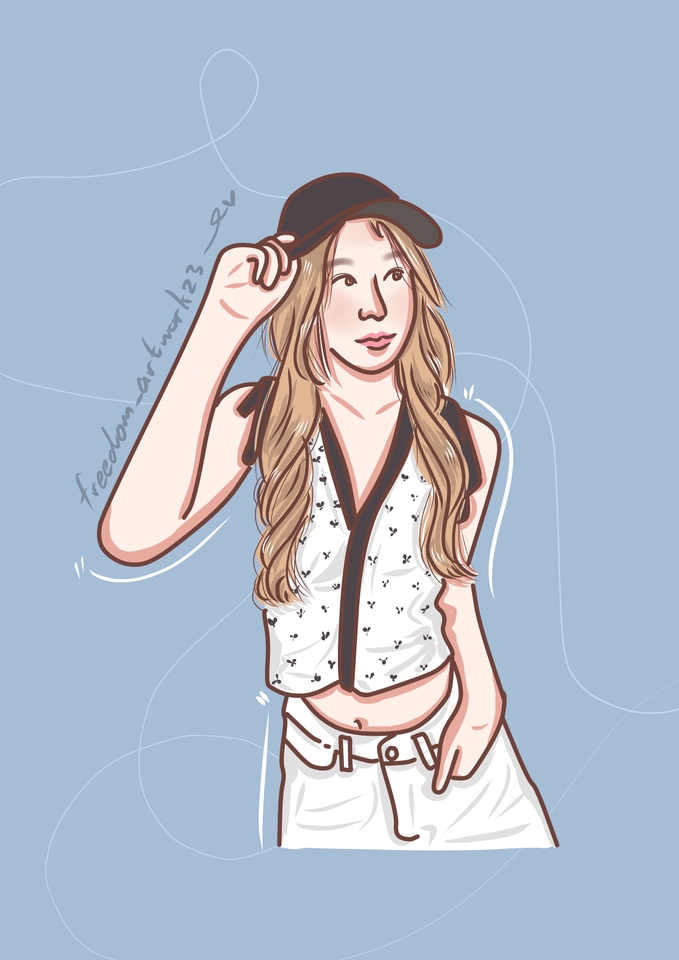 วาดภาพการ์ตูน - วาดภาพมินิมอล cute cute - 19