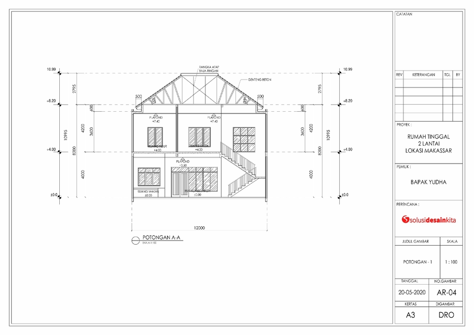 CAD Drawing - GAMBAR KERJA PROFESIONAL - 7