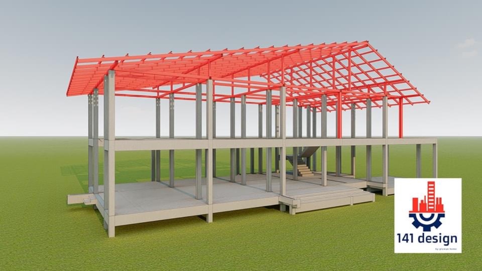 เขียนแบบวิศวกรรมและออกแบบโครงสร้าง - ออกแบบ เขียนแบบโครงสร้าง คำนวณโครงสร้าง เซ็นรับรองแบบโดยวิศวกรโยธาระดับสามัญ - 6