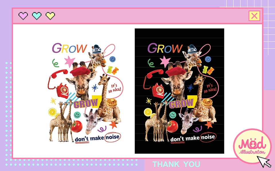 วาด/ออกแบบแพทเทิร์นเสื้อผ้า - ออกแบบลายผ้าพันคอและรีพีท - 20