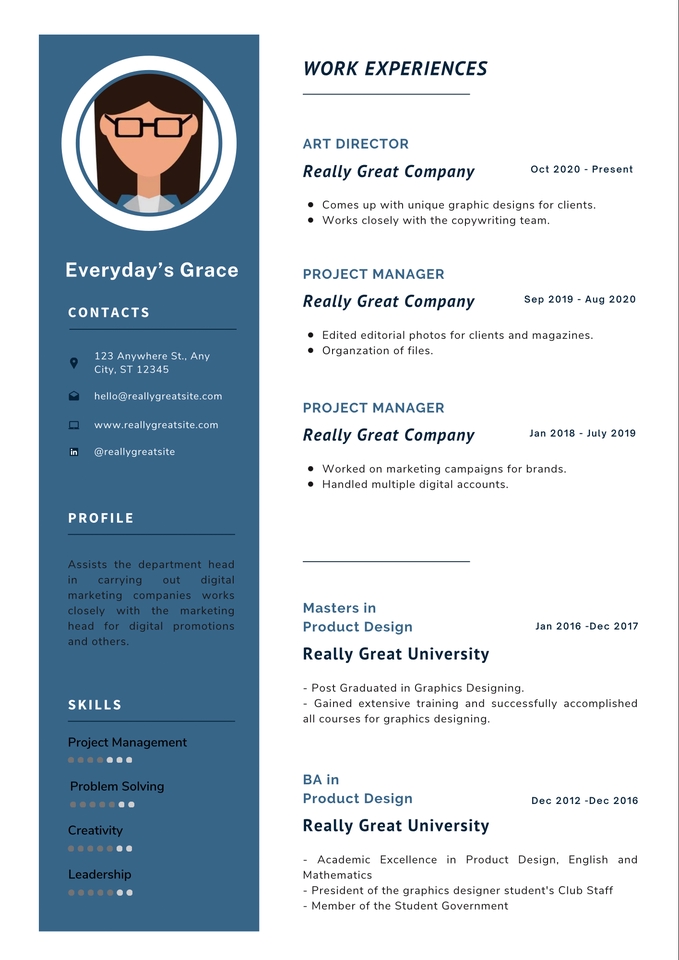 Portfolio & Resume - รับทำ Resume/ CV ราคากันเอง ได้งานไว - 9