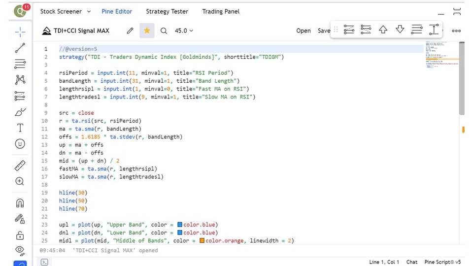 อื่นๆ - สร้าง indicators โดยใช้ Pine Script ใน Trading view และการแจ้งเตือนเพื่อเตรียมการเทรด - 5