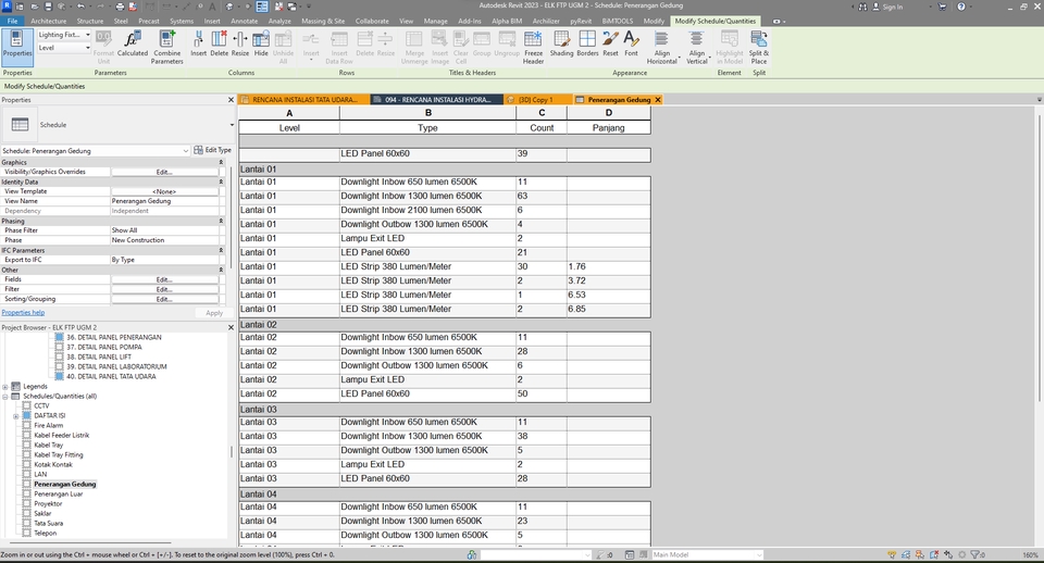 CAD Drawing - Jasa Gambar CAD Perhitungan MEP Mekanikal Elektrikal Plumbing & Modelling BIM 3D Revit - 15