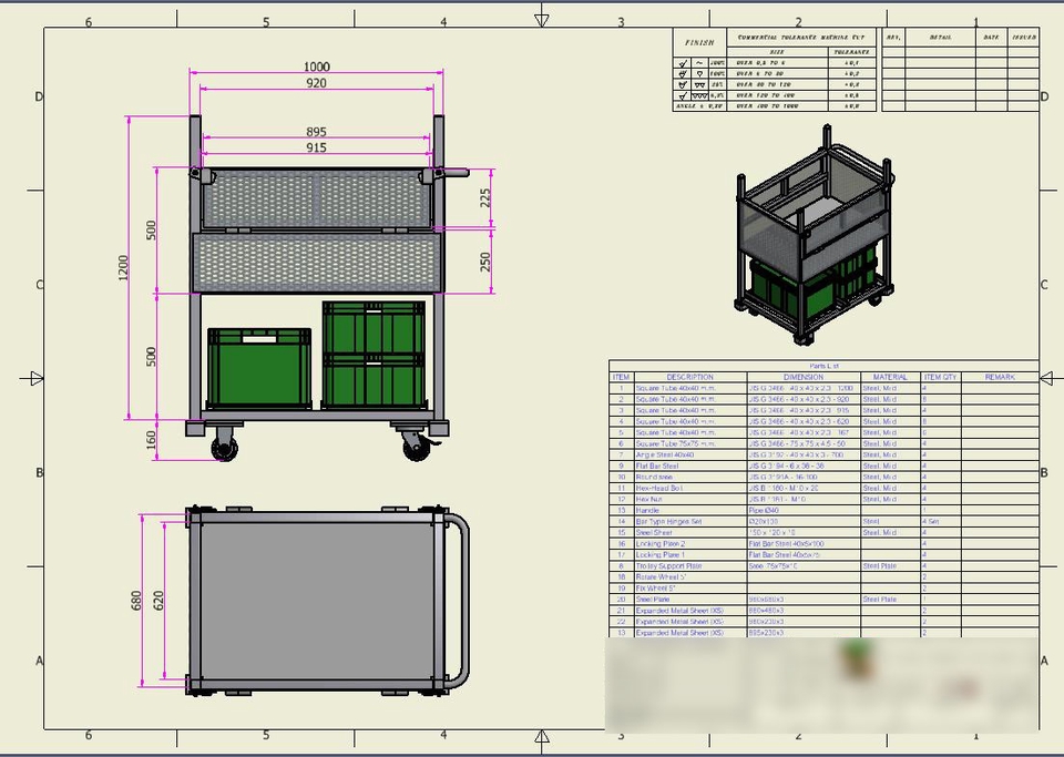 เขียนแบบวิศวกรรมและออกแบบโครงสร้าง - ออกแบบและเขียนแบบ 2D - 3D งานชื้นส่วนเครื่องกล เครื่องจักร Automation / Production Line ฯลฯ - 6