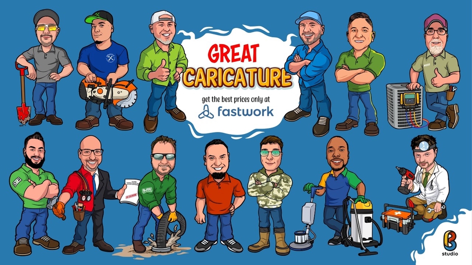 Jasa Pembuatan Karikatur Digital dan Manual - Karikatur