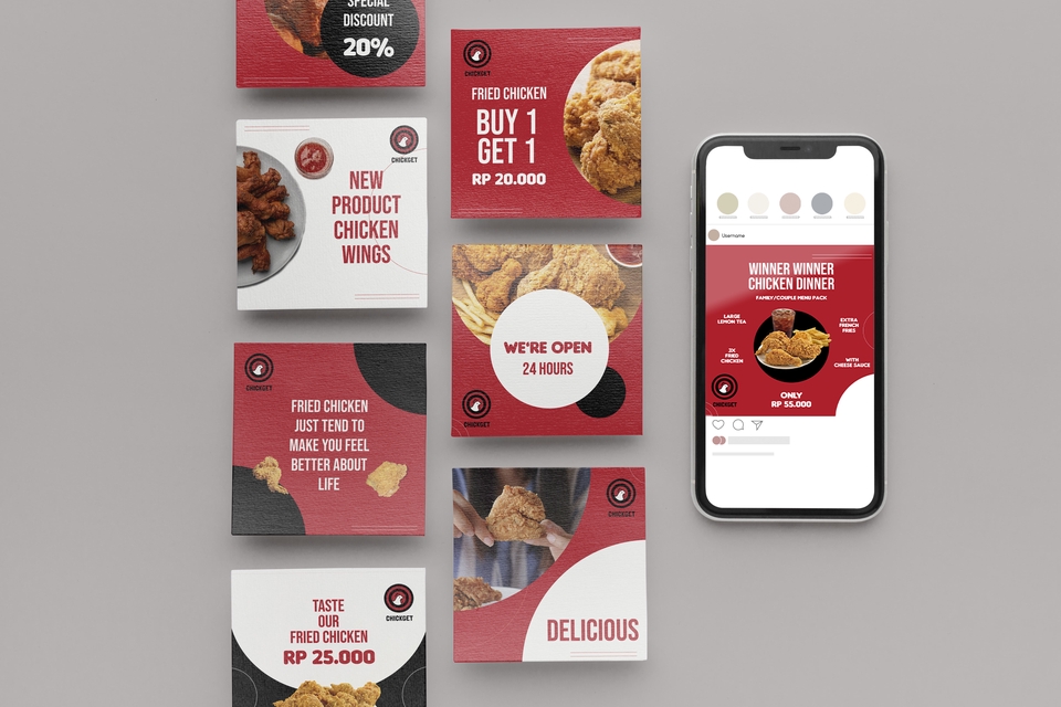 Banner Online - Desain Content Social Media Feeds untuk Instagram - 2