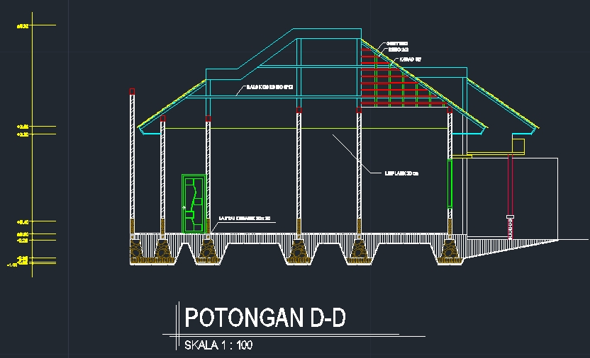 CAD Drawing - 2D Autocad | Revisi Unlimited | 15rb/m2 - 6