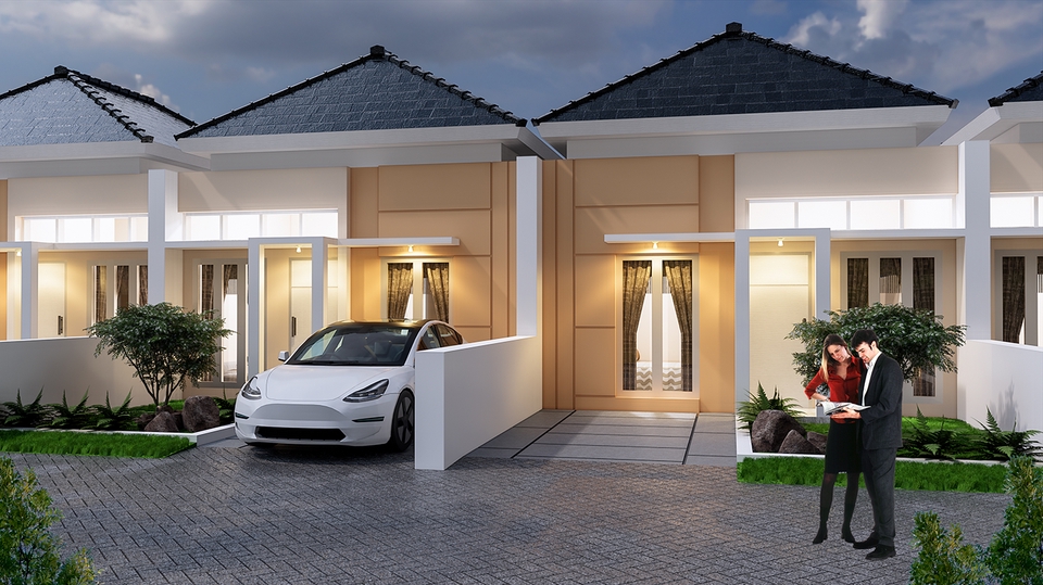 3D & Perspektif - Desain Rumah ( 2D, 3D Visual Artis, dan Render) Harga Sebanding Dengan Hasil!! - 11