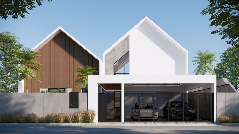 3D & Perspektif - JASA DESAIN GAMBAR 2D/3D RUMAH TINGGAL MURAH - 1