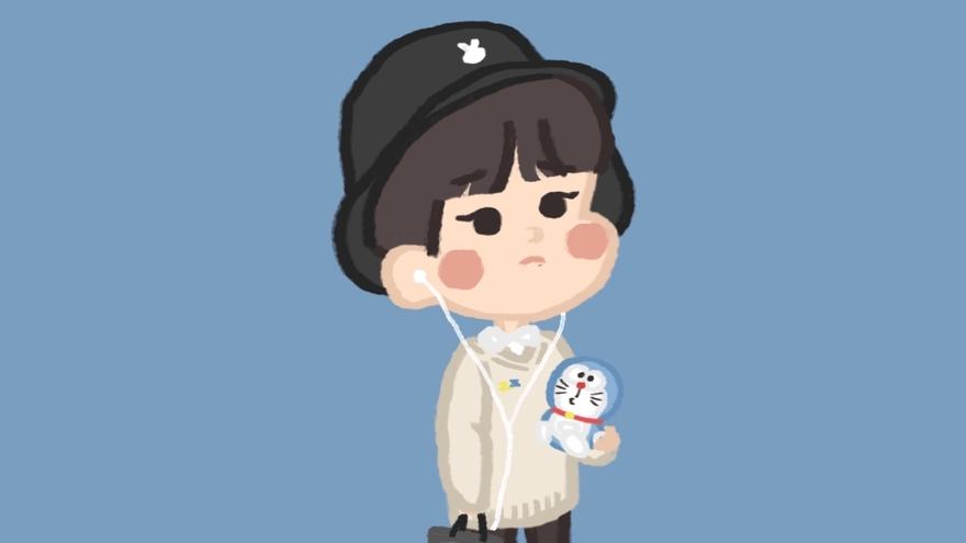 วาดแฟนอาร์ต - รับวาด fanart ไอดอล/ตัวละครเกม สไตล์ chibi sd น่ารัก - 7