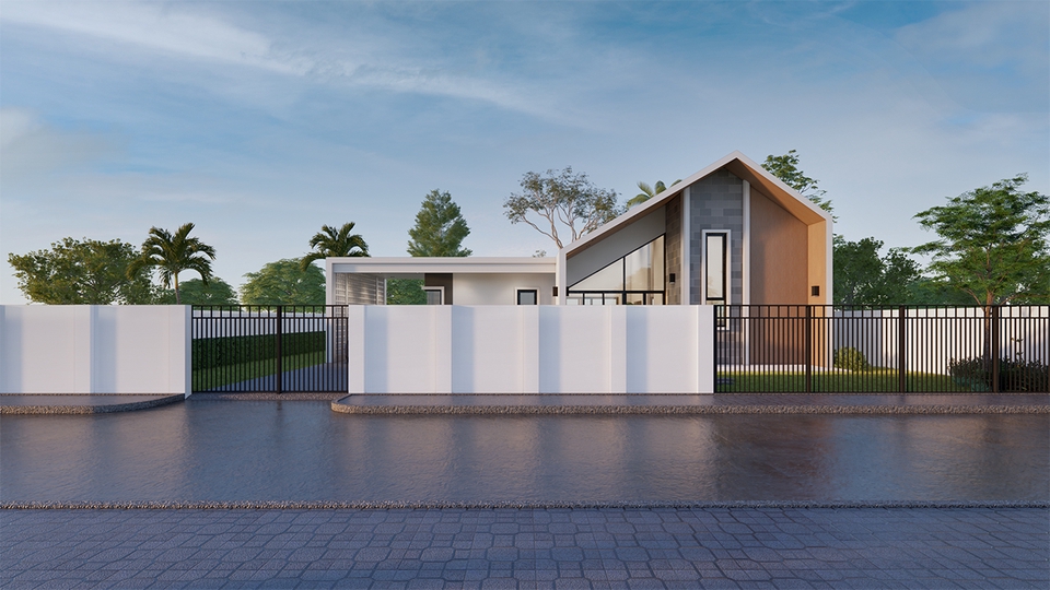 3D Perspective - รับทำภาพ Presentation 3D Perspective งานภายในและภายนอก - 4
