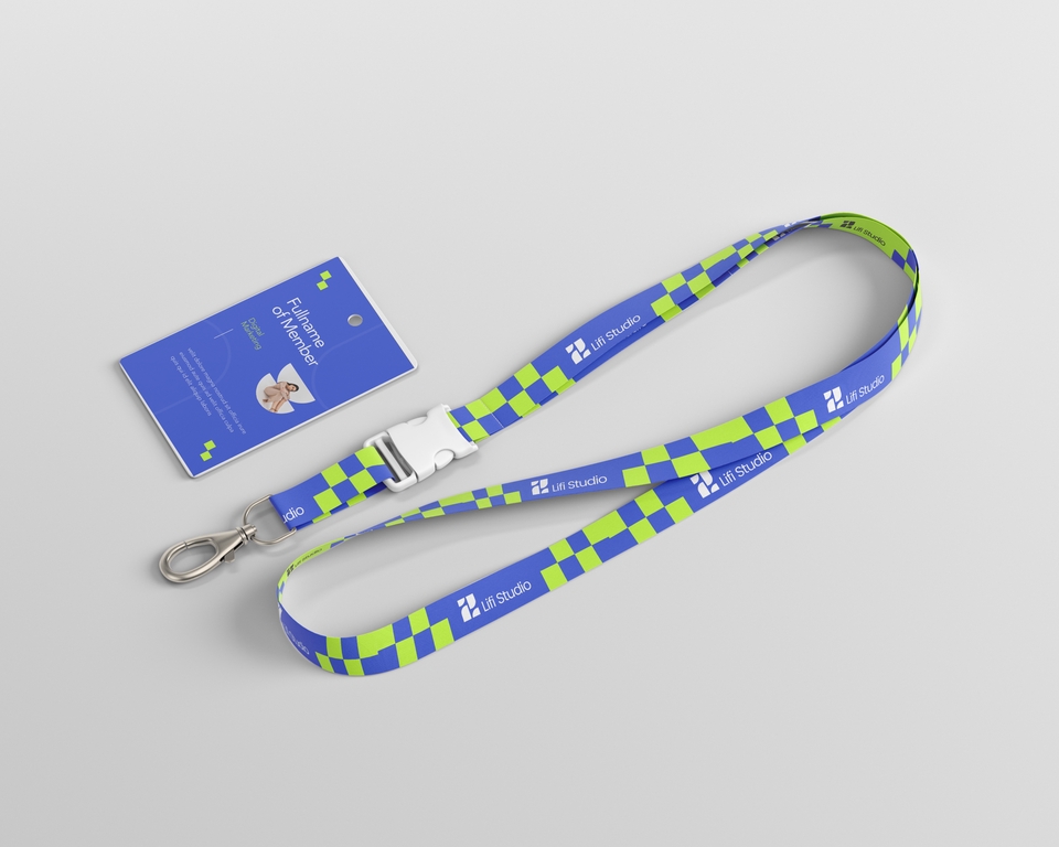 Desain ID Card - Desain Lanyard dan ID Card untuk Kantor, Produk (Vape, dll) dan Tim dengan Gaya Modern - 4