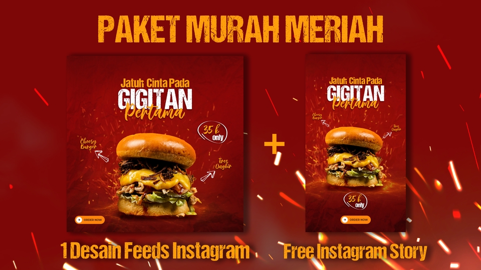 Banner Online - DESAIN FEEDS INSTAGRAM + FREE DESAIN INSTAGRAM STORY - 1