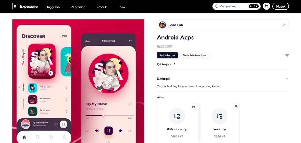 Jasa Pembuatan Website Android App Profesional, Desain Modern, Code Lab