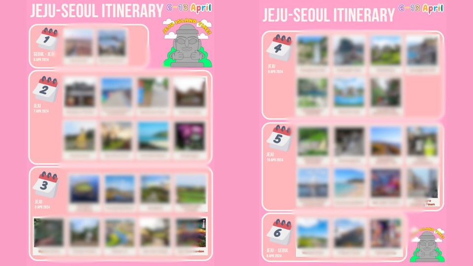 รับวางแผนเที่ยว เกาหลีใต้ เที่ยวเชจูและโซล  4 วัน 3 คืน