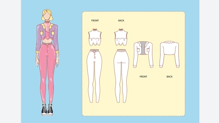 วาด/ออกแบบแพทเทิร์นเสื้อผ้า - รับออกแบบเสื้อผ้าสตรี ชุดรูปแบบต่างๆ เสื้อผ้าแฟชั่นต่างๆ เสื้อผ้าตามคอนเซปต์ที่ต้องการ - 5