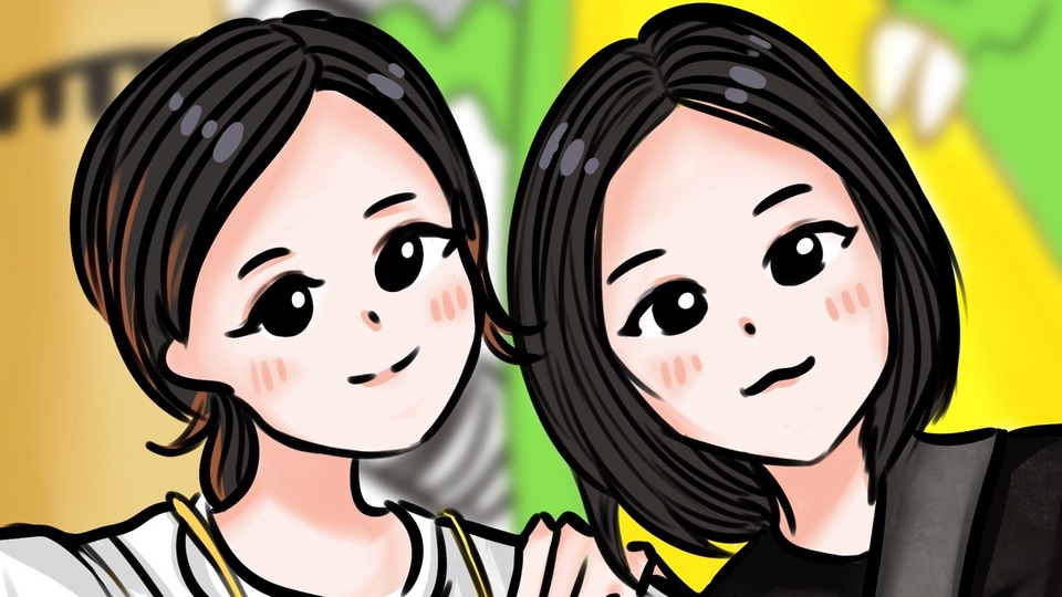 วาดภาพการ์ตูน - วาดการ์ตูนลายเส้นมินิมอลน่ารัก - 1