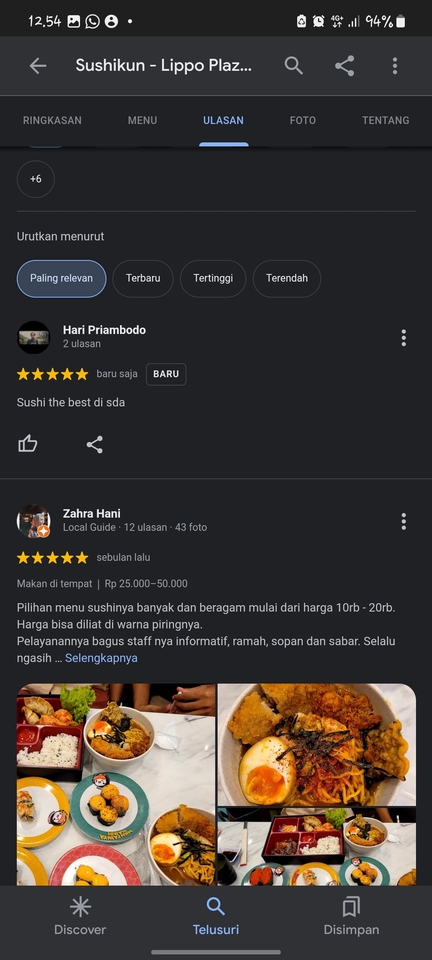 Memberi Review - Review aplikasi/G maps / rating by google - 3