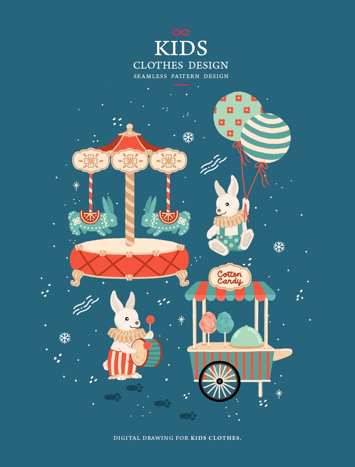 วาด/ออกแบบแพทเทิร์นเสื้อผ้า - ออกแบบลายผ้า ลาย Repeat งานลายเส้นสร้างเอกลักษณ์ไม่เหมือนใคร - 18