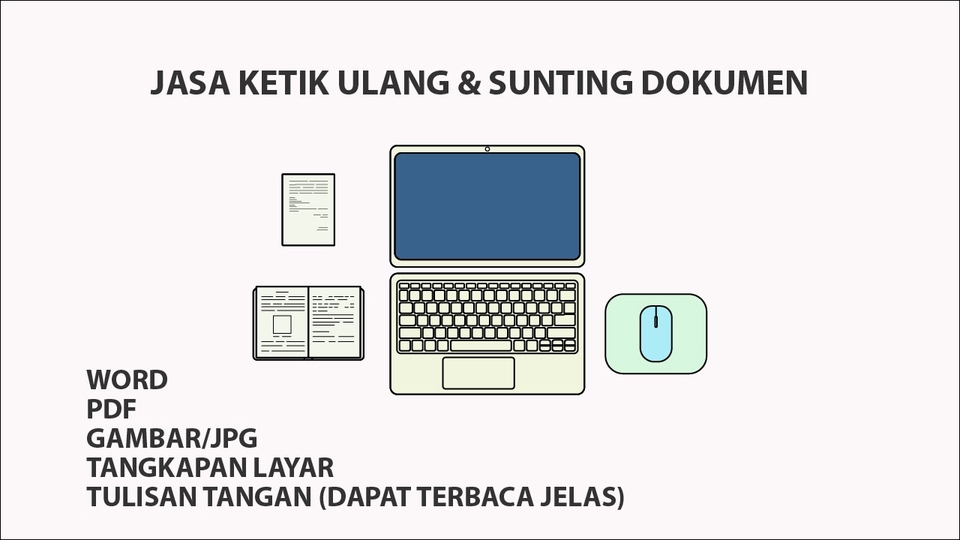 Jasa Pengetikan Ulang dan Merapikan Dokumen