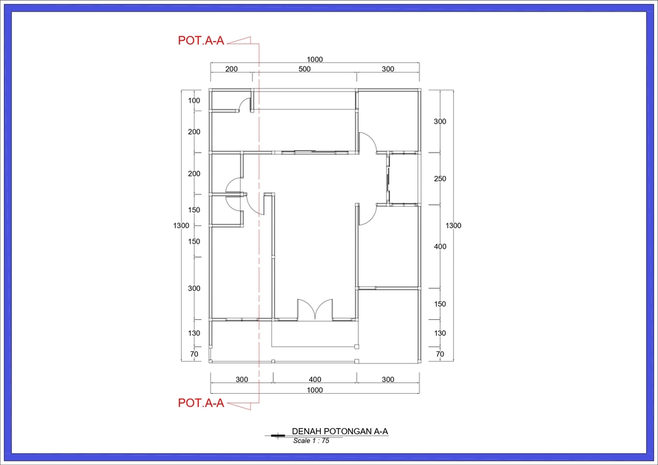 CAD Drawing - Gambar Kerja dan RAB - 3