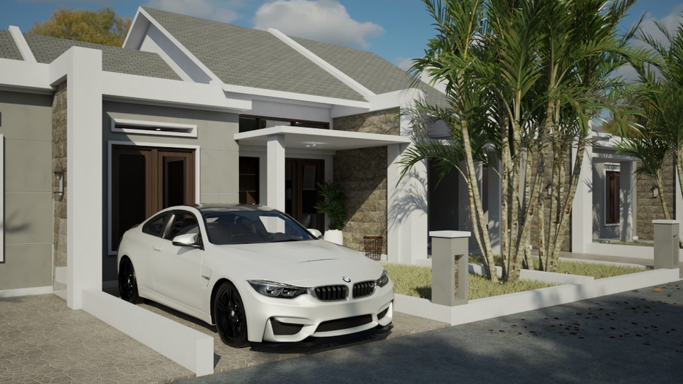 3D & Perspektif - Desain bangunan 2D & 3D - 7