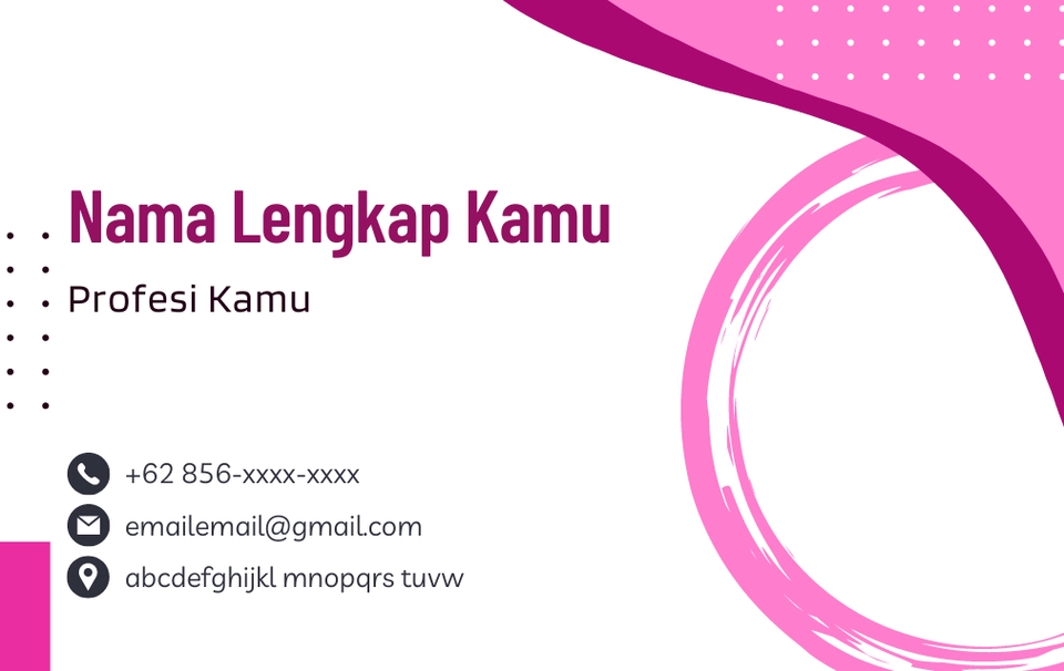 Digital Printing - Desain Kartu Nama/Kartu Ucapan Custom - 4