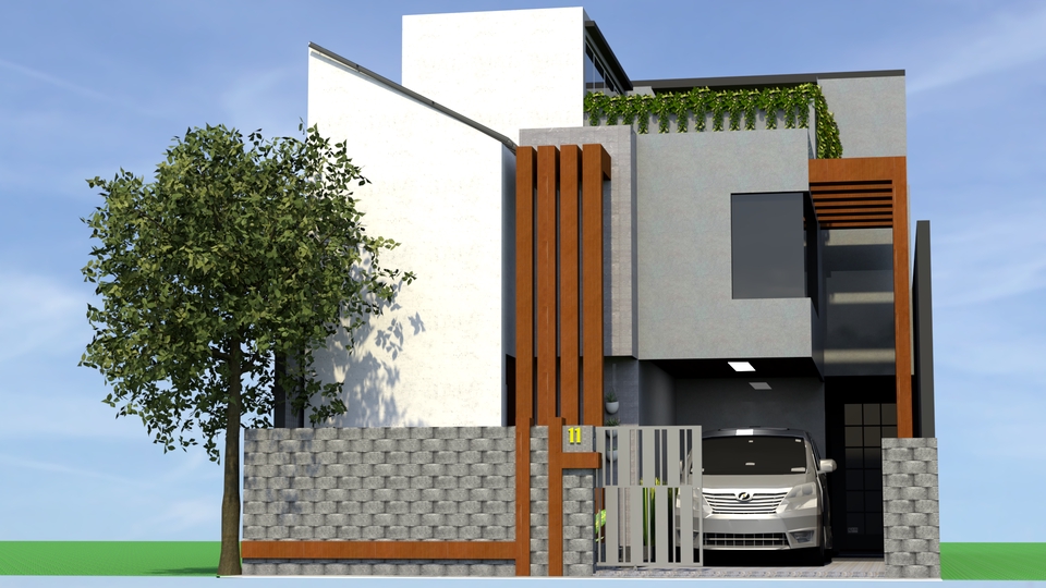 3D & Perspektif - DESIGN INTERIOR OR EXTERIOR BUILDING OR HOUSE FURNITURE IN 3D - 7