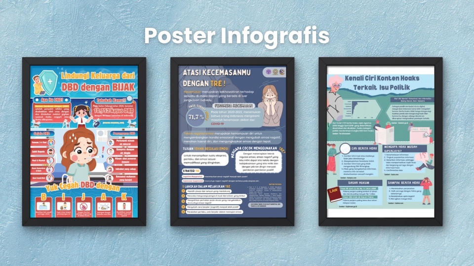Jasa Desain Poster Infografis dan Poster Publik Profesional 
