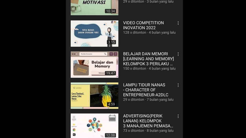 Jasa pembuatan video presentasi 