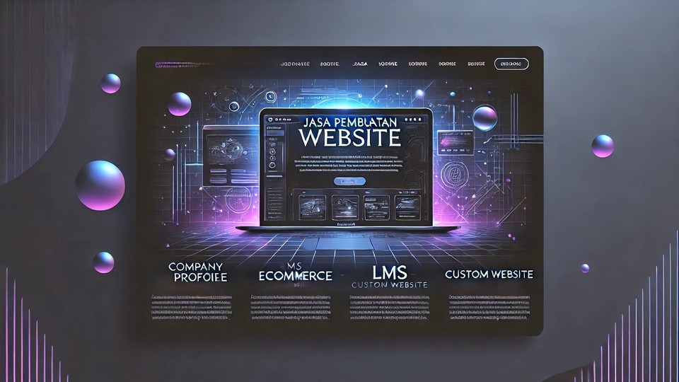 Jasa pembuatan website profesional untuk perusahaan, toko online, dan blog. Jasa website custom dan responsive. Buat website WordPress, ecommerce, company profile dengan harga murah. Harga pembuatan website toko online dan website company profile.