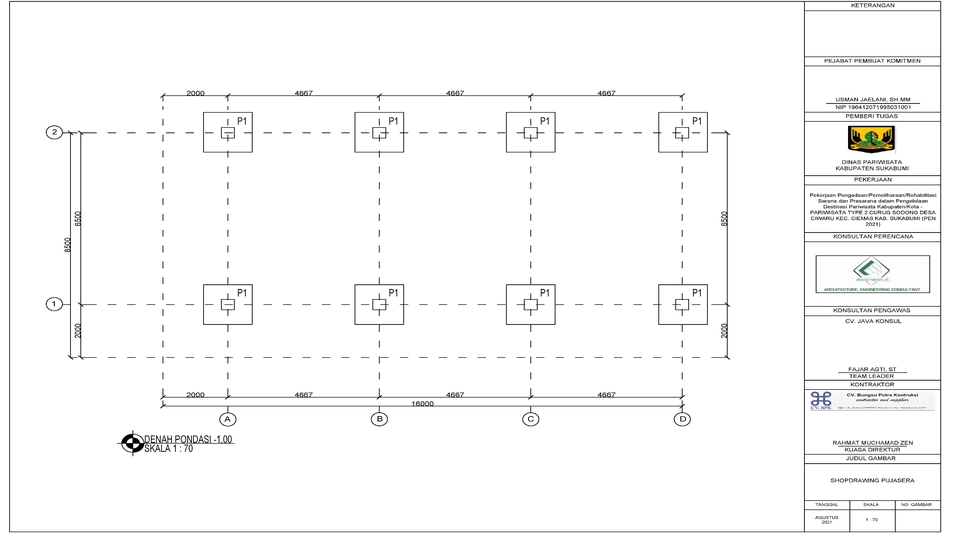 CAD Drawing - Jasa Gambar Kerja Konstruksi, Jadi 3 Hari - 1