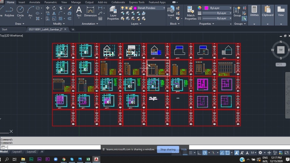 CAD Drawing - AutoCad 2D - IMB - Gambar Kerja - 8000 /m2 (negotiable) - 1