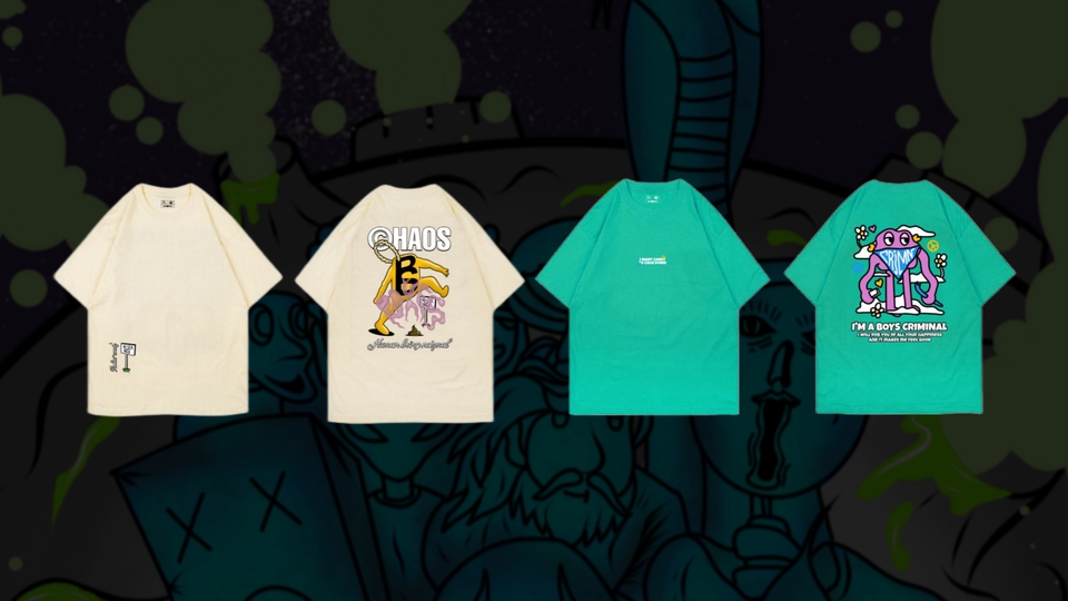 Desain Kaos & Motif - Custom design/ilustrasi kaos brand anda untuk dijual ke market place - 7