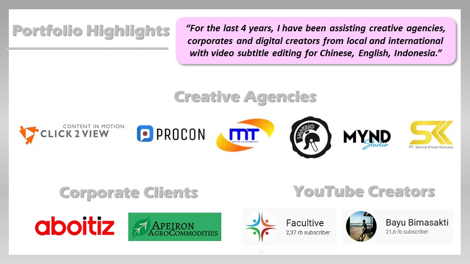 Subtitle - Chinese/English Subtitle PROFESSIONAL - 2
