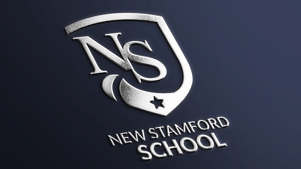 รับออกแบบโลโก้ New Stamford School โลโก้เรียบหรูดูแพง ออกแบบโลโก้ minimal สไตล์มินิมอล