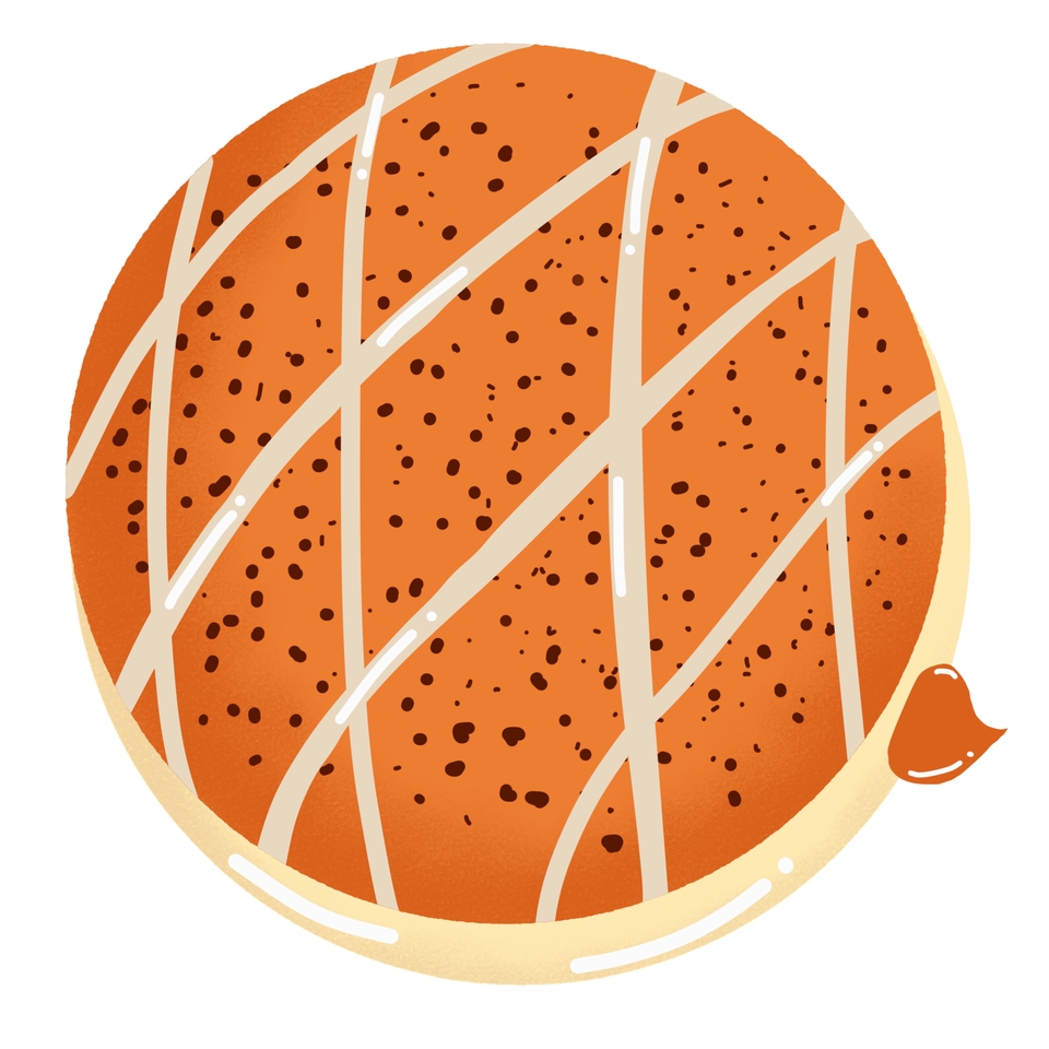 รับวาดภาพประกอบขนมปัง