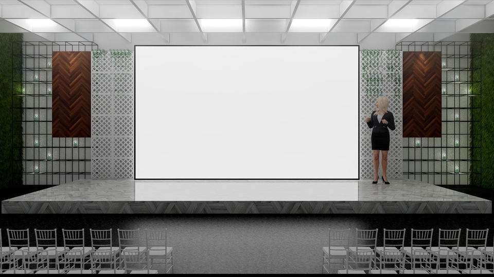 Exhibition event, stage or booth design