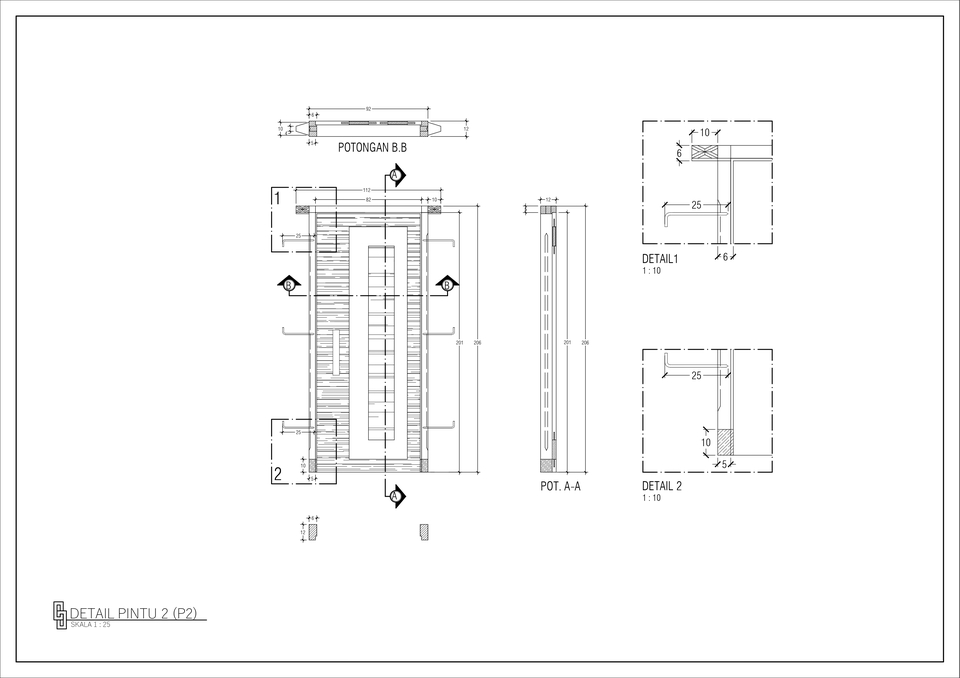 Jasa drafter autocad murah, gambar denah pintu 2D untuk pembuatan desain rumah atau bangunan