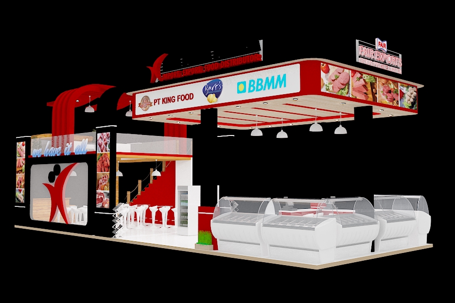 3D & Perspektif - Design 3D Booth Pameran dan 3D Interior - 5