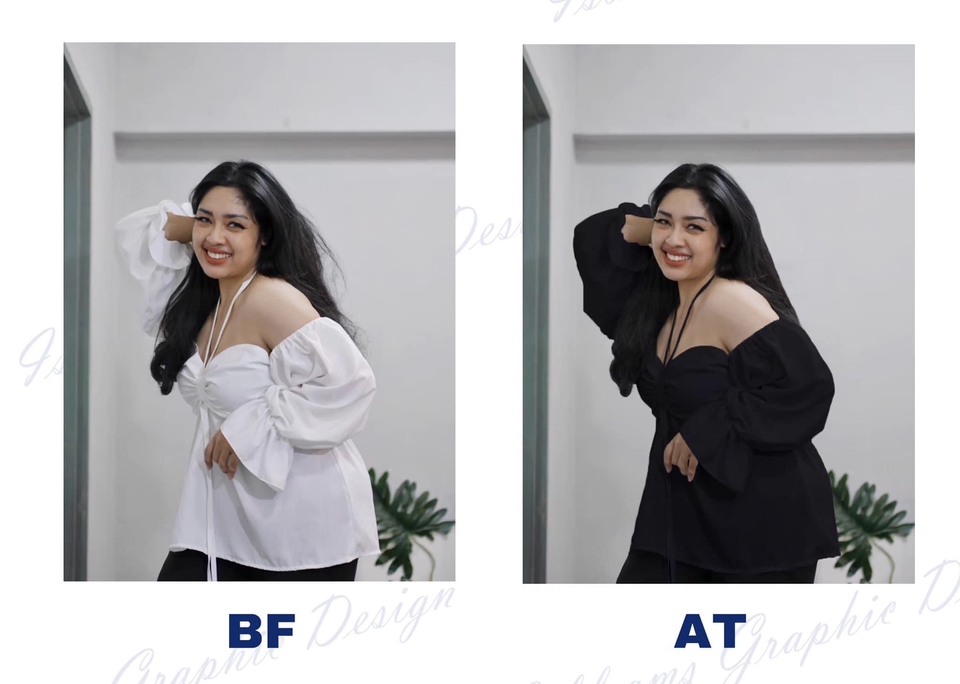ไดคัท & Photoshop - ออกแบบ ไดคัทภาพ เปลี่ยนสีเสื้อผ้า แม่ค้าออนไลน์ - 3