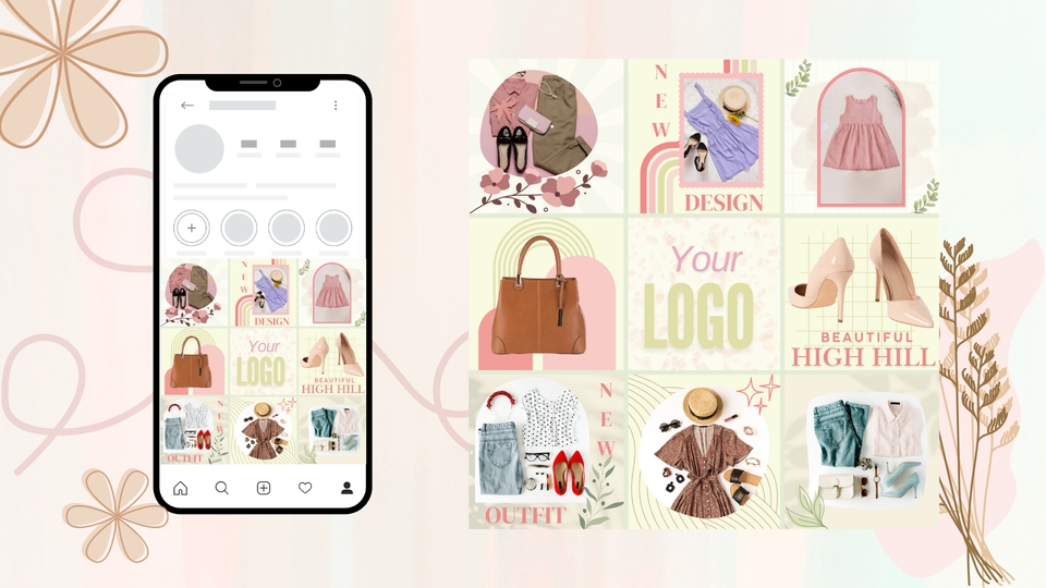 Jasa Desain Banner Instagram, Template Banner Unik, Banner Promosi Online Shop, Desain Banner Keren, Buat Banner Instagram.