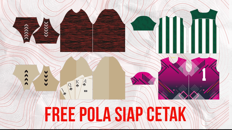 Desain Kaos & Motif - JASA DESAIN JERSEY OLAHRAGA, ESPORT, KOMUNITAS, DLL - 4