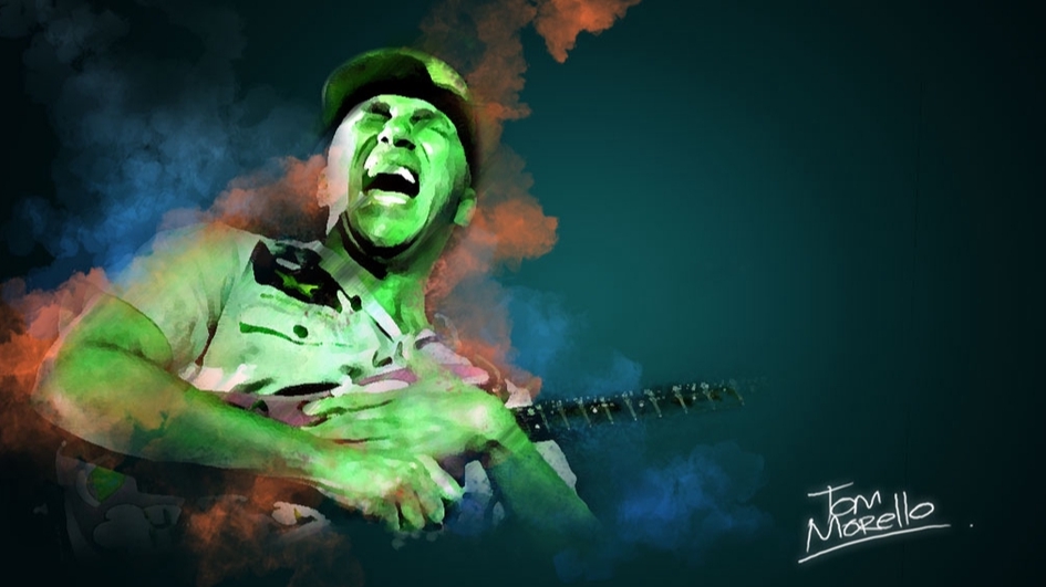 Desain Poster Musik dengan Ilustrasi Musisi Gitaris