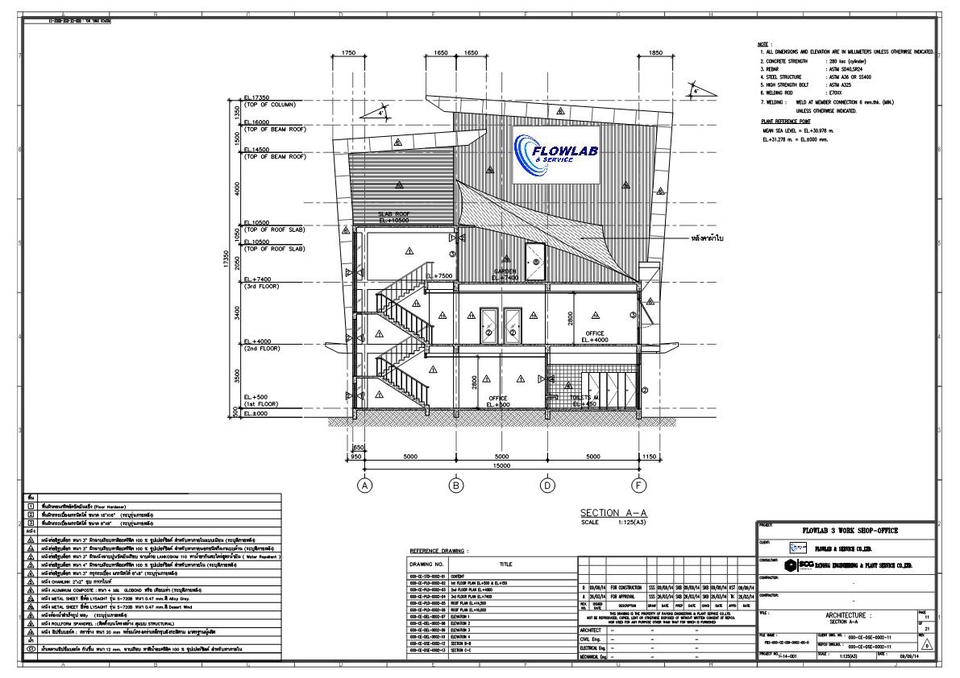 เขียนแบบวิศวกรรมและออกแบบโครงสร้าง - Professional รับเขียนแบบก่อสร้างบ้านพักอาศัย ,ห้องแถว-ทาวน์เฮ้าส์ ,อาคารพาณิชย์, ประมาณราคา BOQ - 19