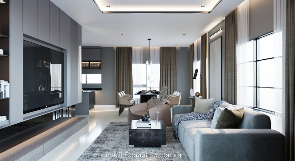 3D Perspective - รับทำภาพ 3D Perspective Interior // ออกแบบตกแต่งภายใน (3Dmaxs) // 3d visualizer - 14